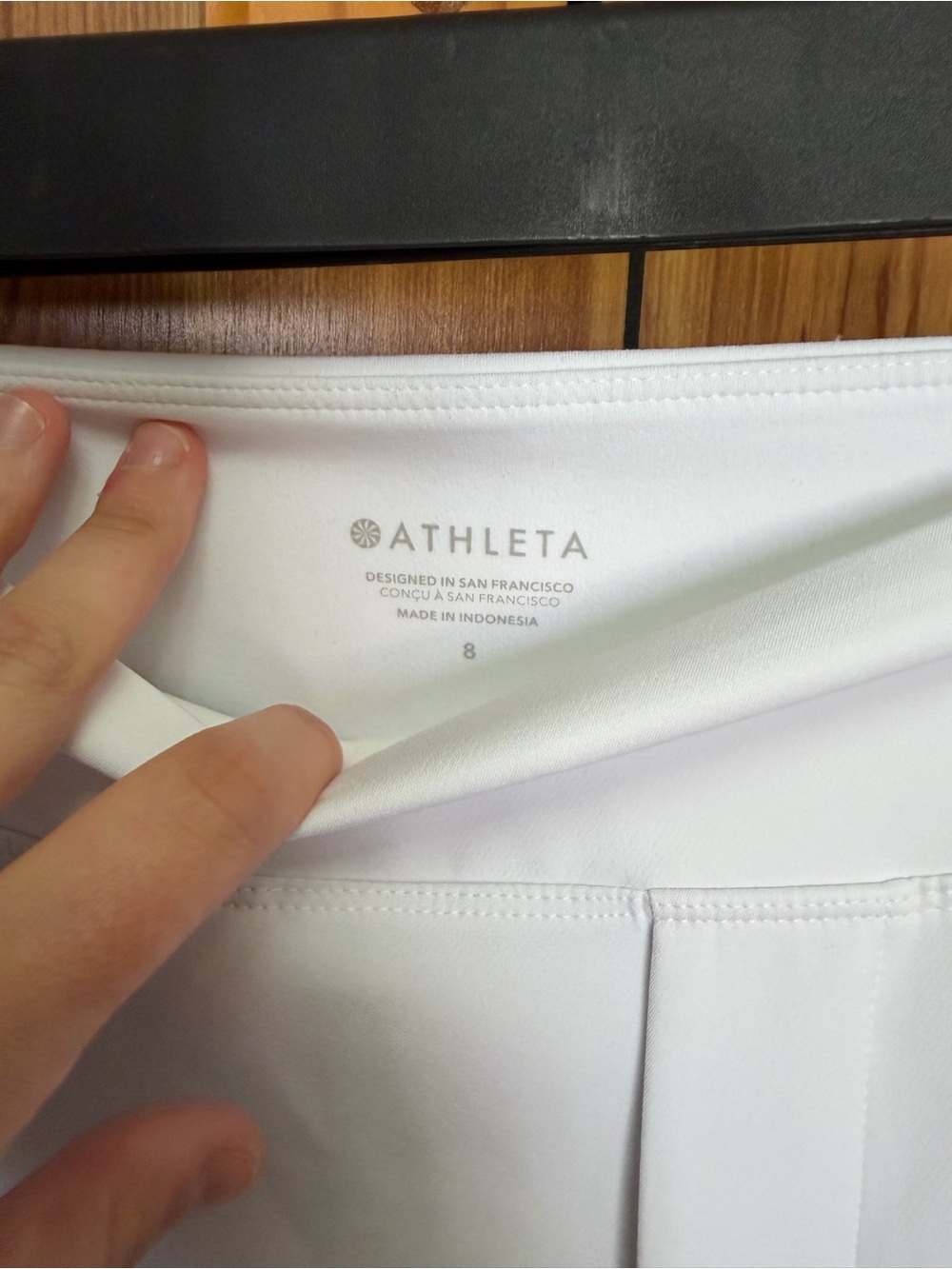 Athleta White High-Rise Performance Office Pants - Picture 4 of 6